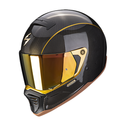 Casco Scorpion Exo-Hx1 Carbon Se Negro-Oro
