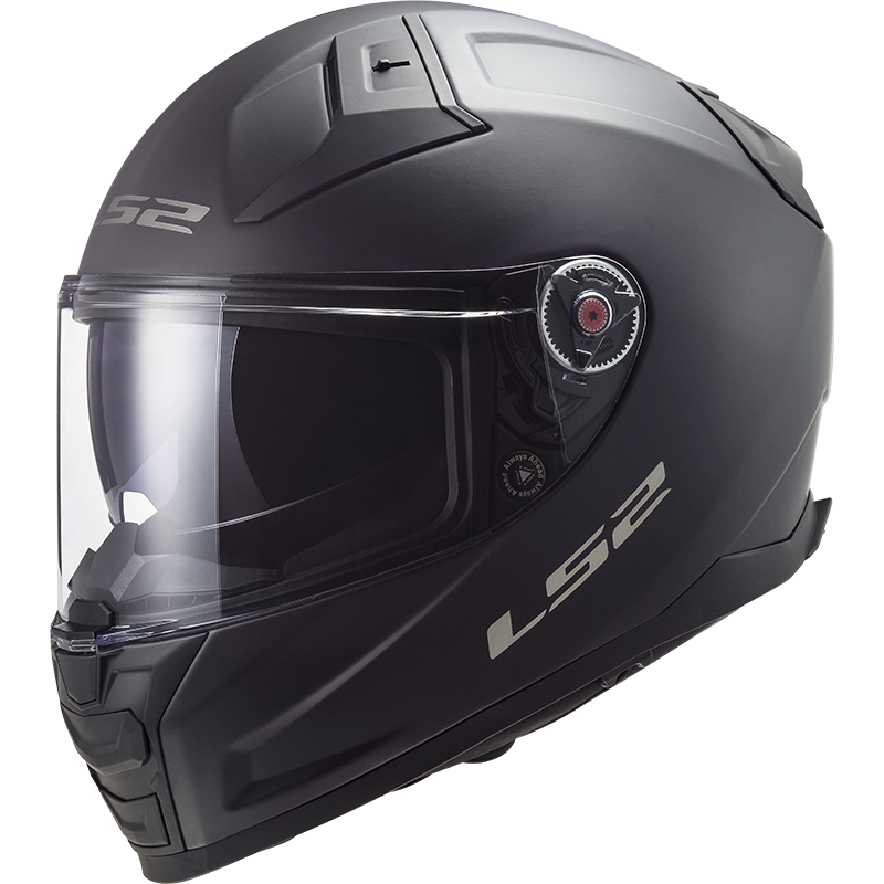 LS2 FF811 Vector II Solid negro mate, casco integral de fibra homologado ECE 22.06 en outlet