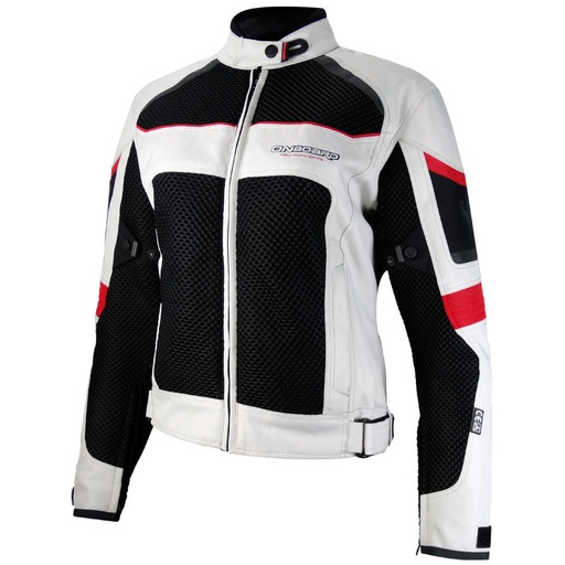 [JXL3DGBR] CHAQUETA MUJER "3D-AIR" GRIS/NG./RJ.+ DRY-B membrana impermeable