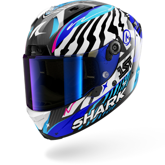 Casco Shark Aeron integral de fibra ligero homologado ECE 22.06, alternativa al AGV K6 S en outlet