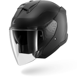 Casco Shark Skwal Jet Blank Negro Mate