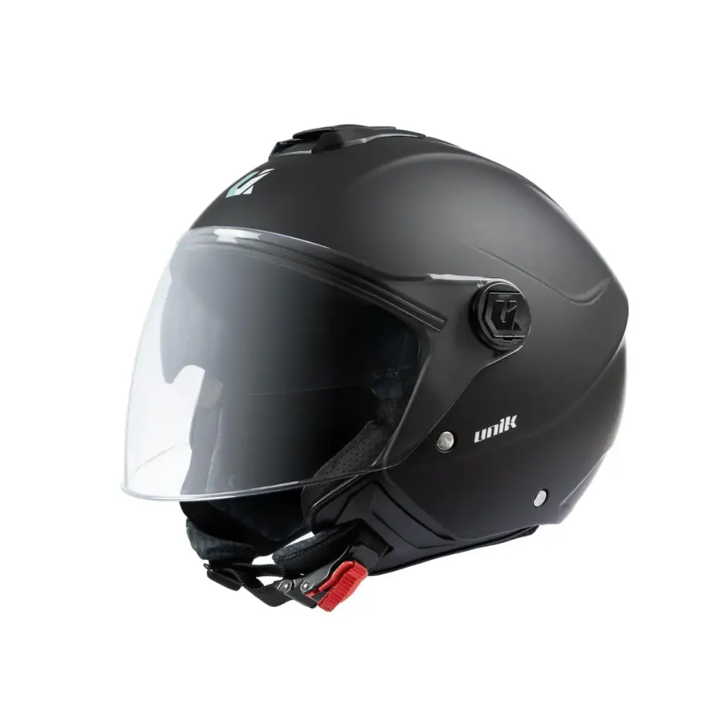 casco moto golpe cambiar: casco jet Unik Vertex de outlet para sustituir tras una caída o golpe fuerte