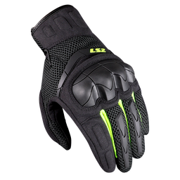 Guantes Hombre LS2 KUBRA H-V Antracita Amarillo