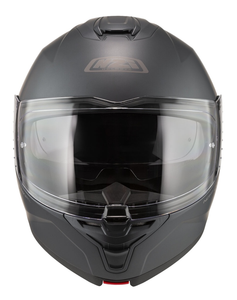 Casco modular NZI Combi 3 antracita mate ideal para montar una cámara en casco moto en la mentonera, en outlet