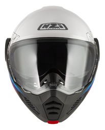 Casco Modular NZI Minimod Duo Watson Whiteblack y Power