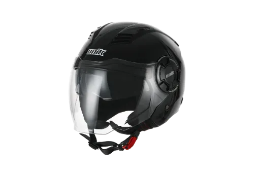 Casco Jet Unik Mercury DV negro brillo